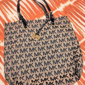 Michael Kors 'Jet Set' Jacquard Monogram Tote bag